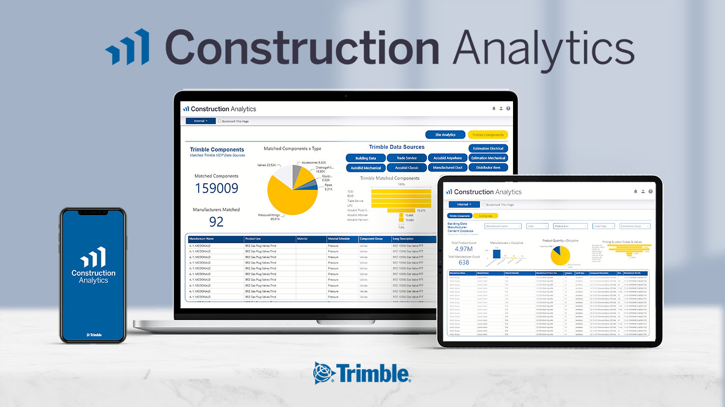 Construction Analytics application interface